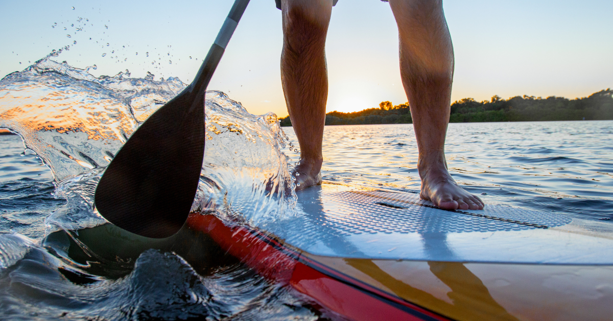 Photo of a Paddleboarder